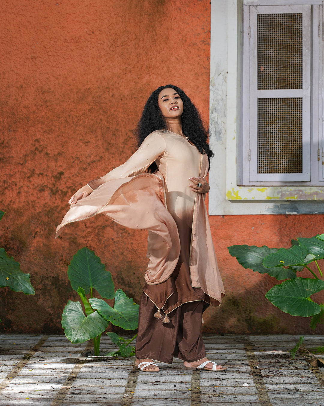 Caramel Ombre Glow Suit Set