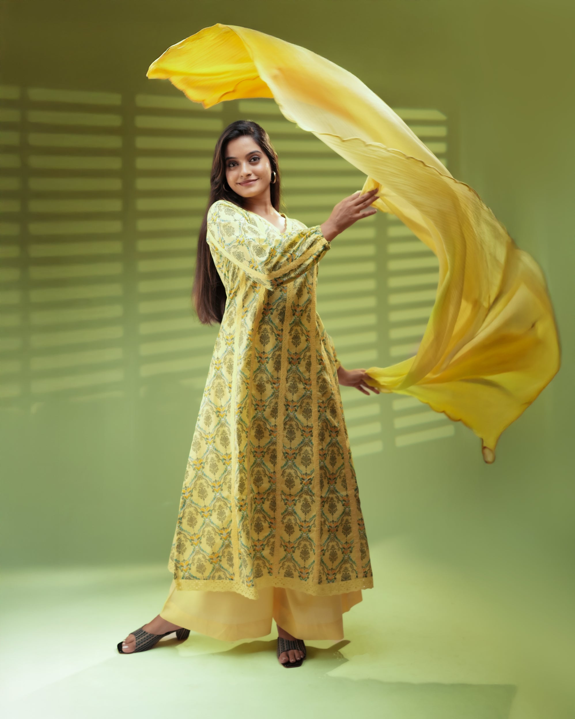 Yellow Mirage Suit Set