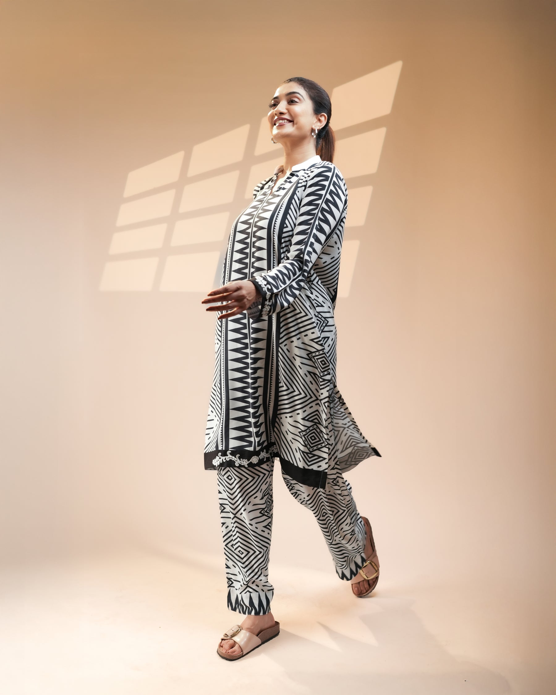 Monochrome Maze Co-Ord Set