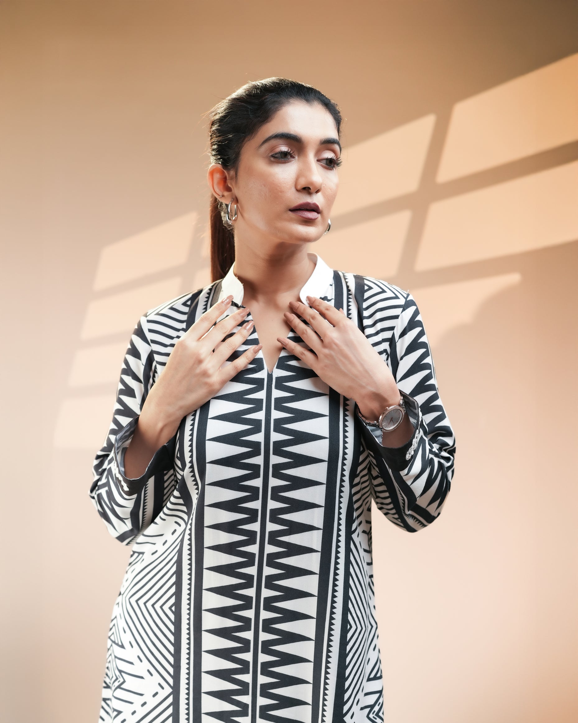 Monochrome Maze Co-Ord Set