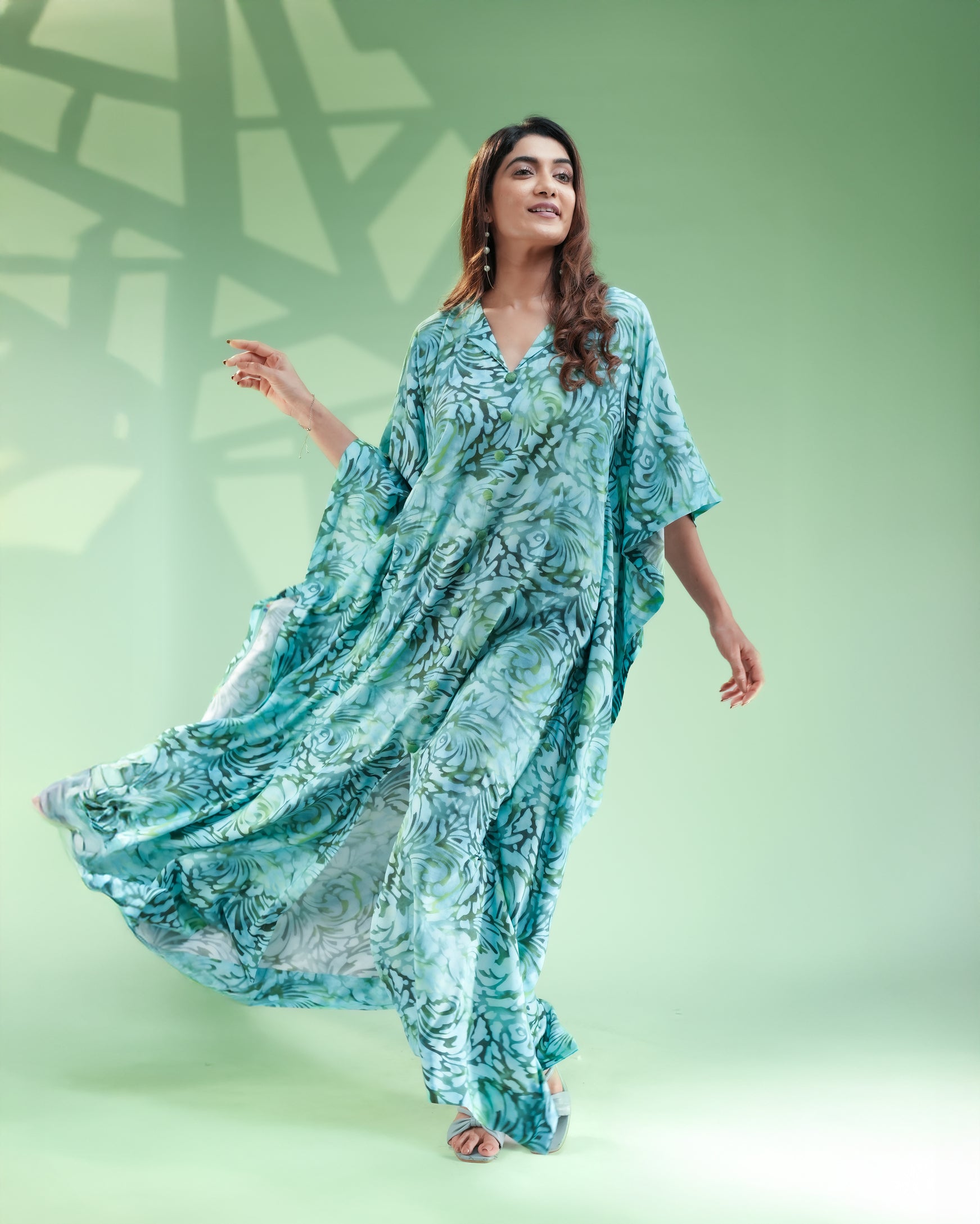 Fern Swirl Kaftan