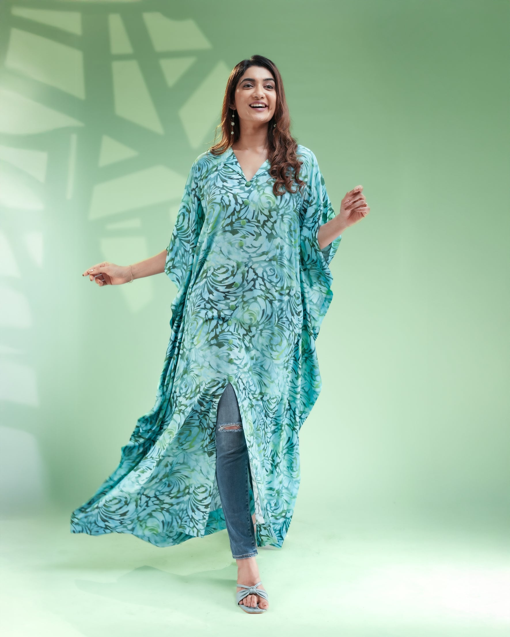 Fern Swirl Kaftan