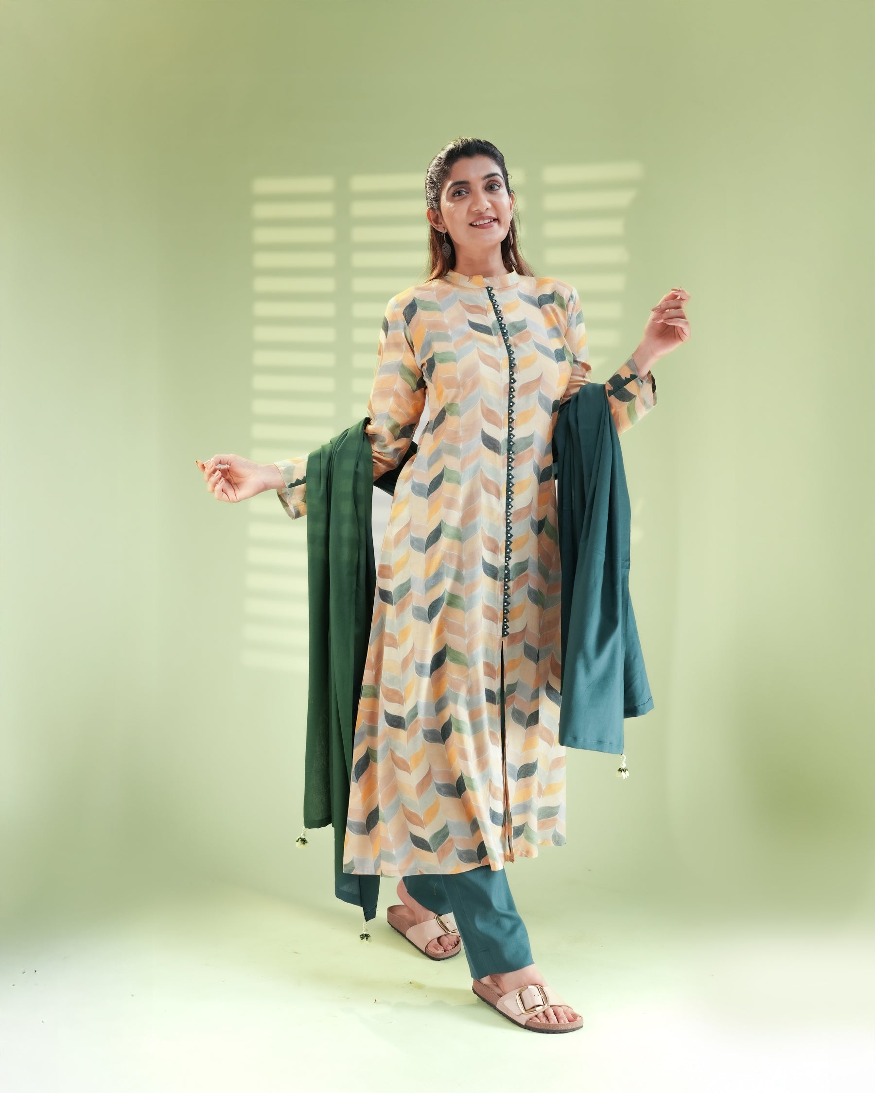 Moss & Mustard Elegance Suit Set