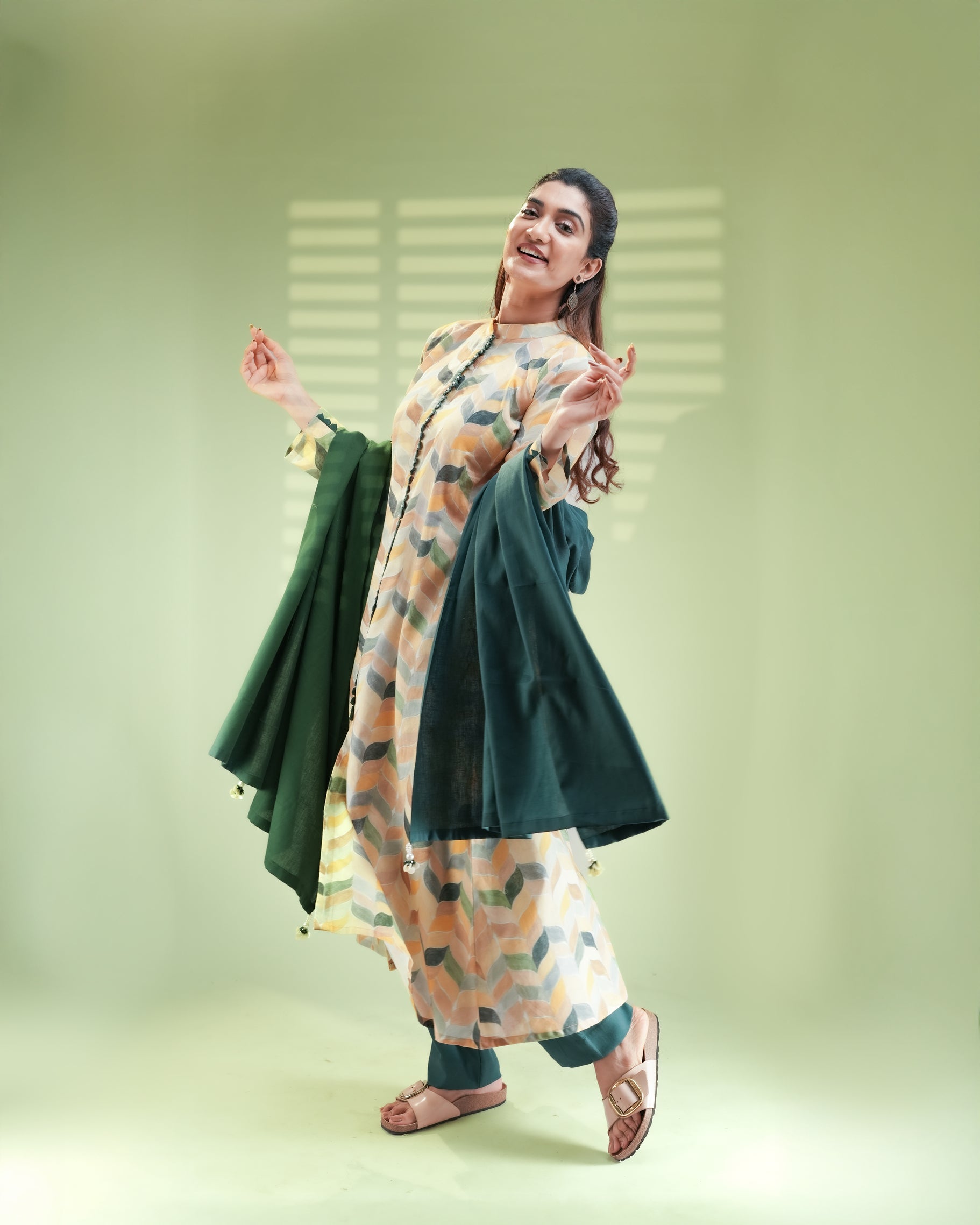 Moss & Mustard Elegance Suit Set