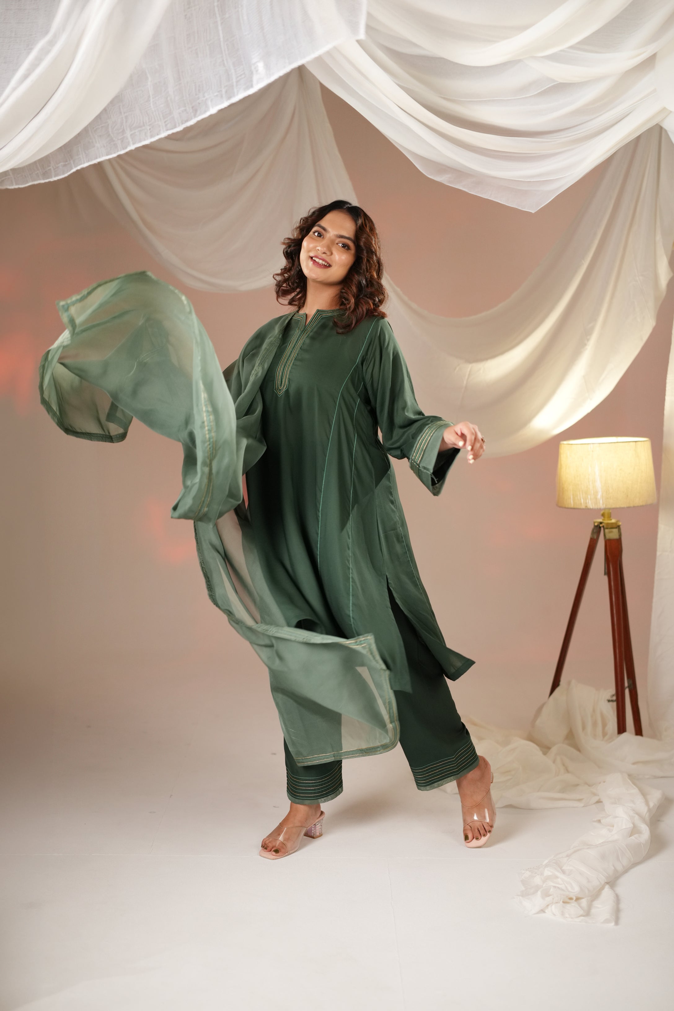 Evergreen Charm Suit Set