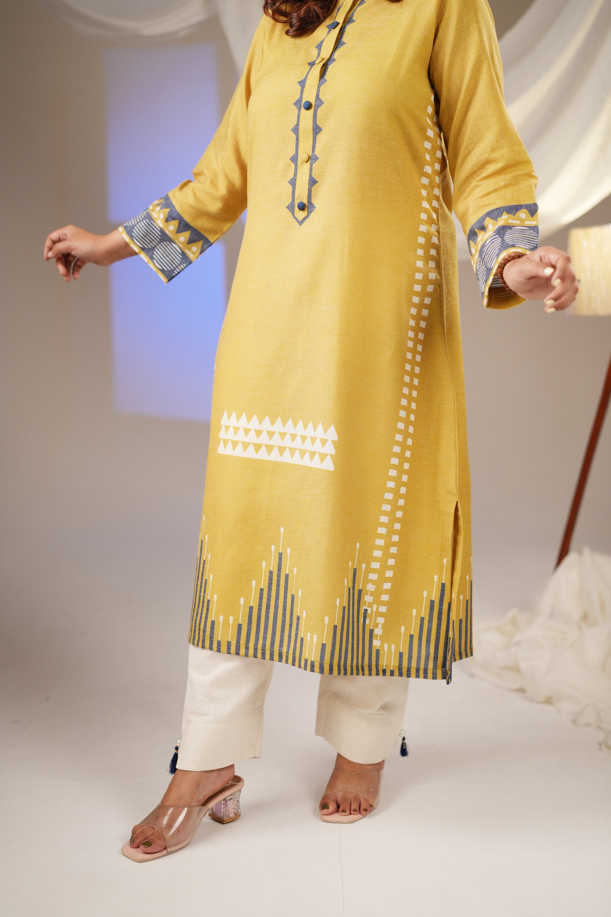Urban Mustard Suit Set