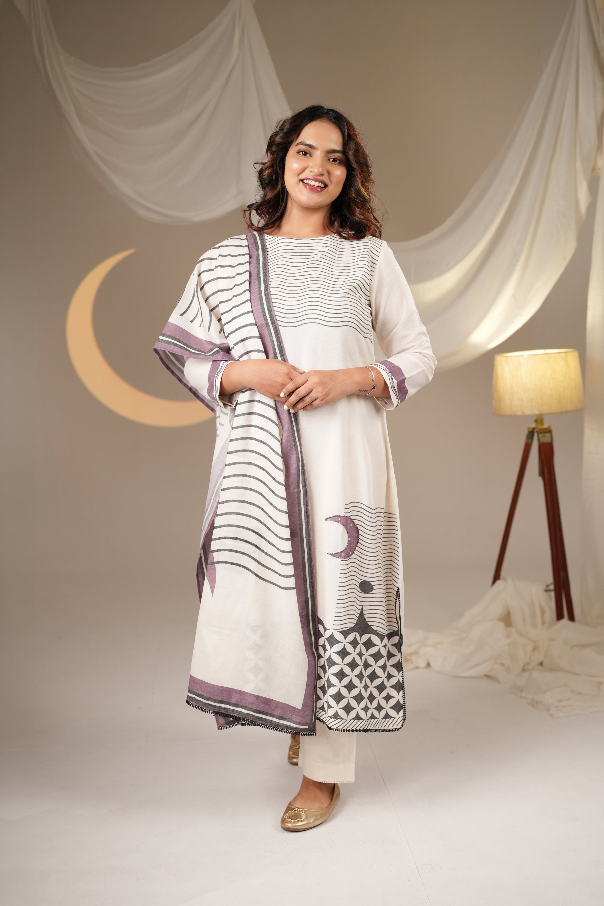 Serene Moon Kurta Set