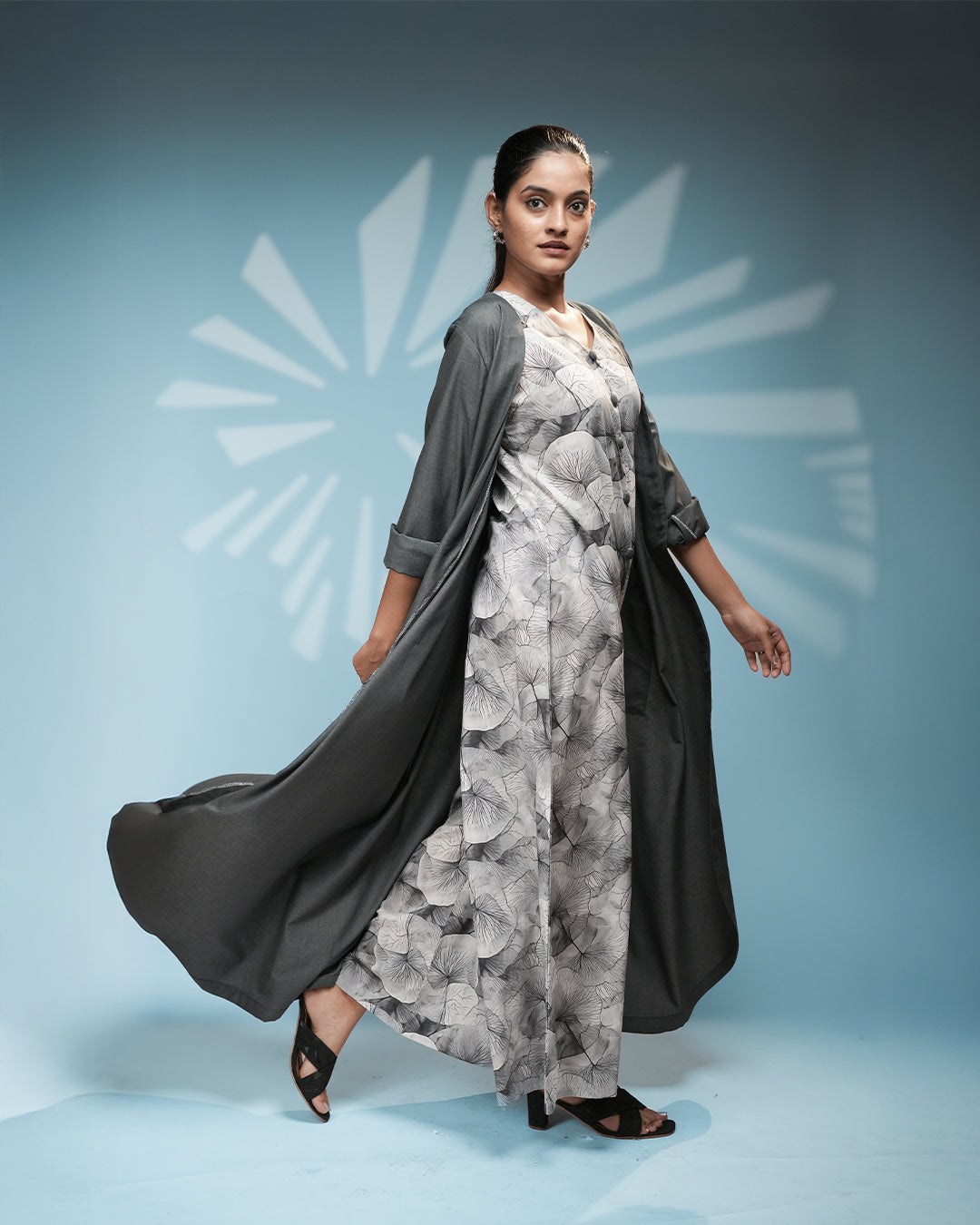 Charcoal Bloom Overlay Set