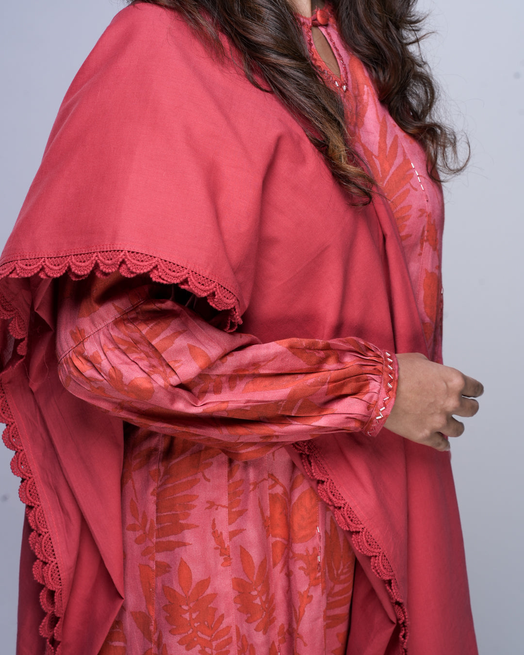 Crimson Fern Printed kurta set