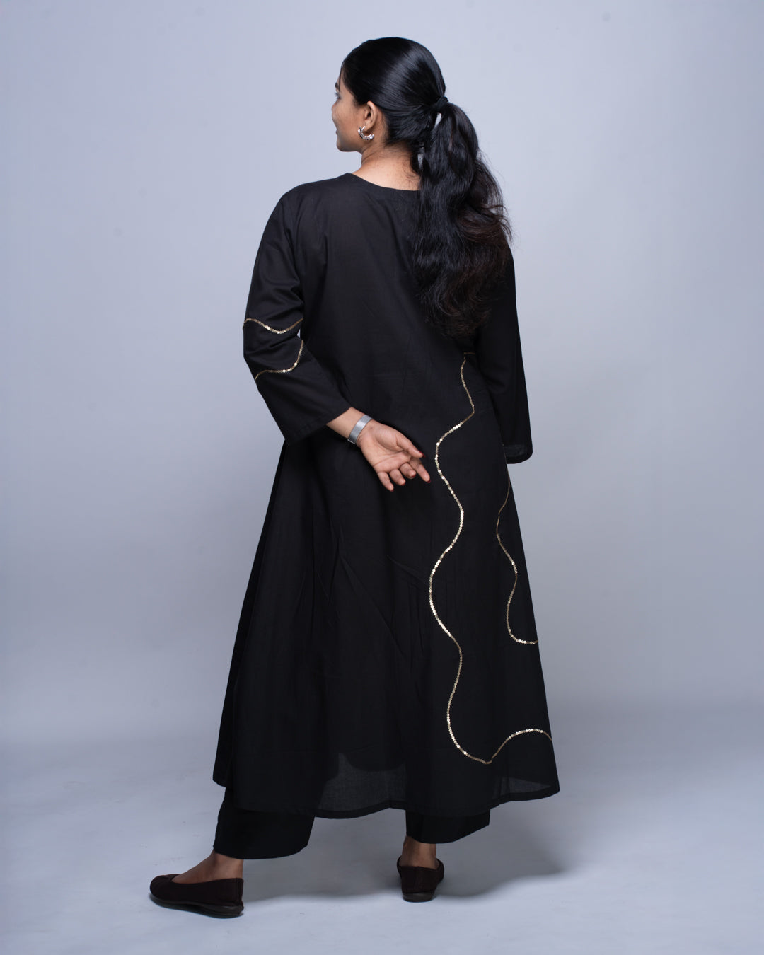 Noor- Black Sequins-Embellished Suit set