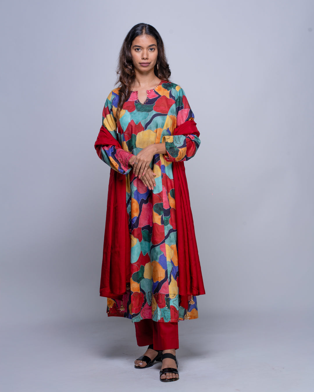 Desi Mosaic Suit Set